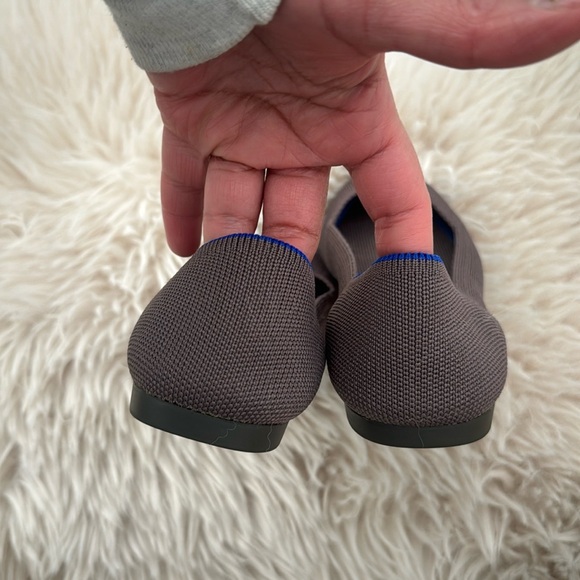 Rothy's Sz 8 The Point Flat Mink Dusty Purple Shoes Retired Color Pointed - Picture 4 of 6